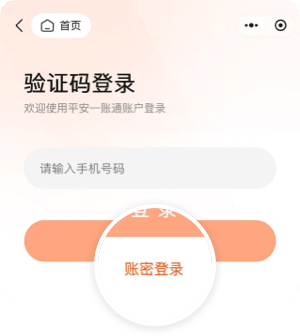 一账通账号和密码登录