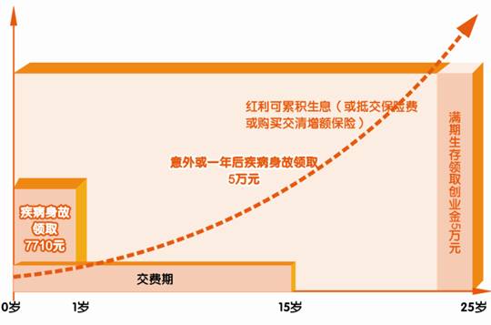 平安世纪星光少儿两全保险(分红型,2004)投保示例